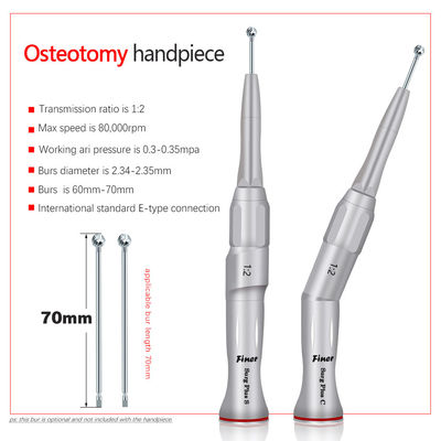 Handpiece à angles chirurgical dentaire os de 20 degrés rassemblant le sinus soulevant l'Osteotomy lombaire OTO-RHINO Handpiece de chirurgie