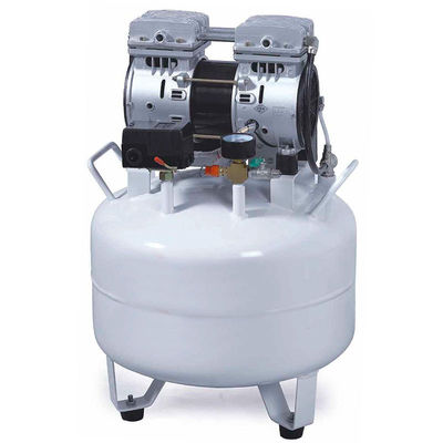Compressor Odontológico Silencioso Sem Óleo 32L, Compressor de Ar Estável para Consultório Odontológico