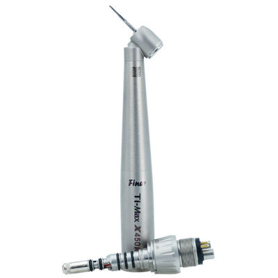 Fibra ottica dentale resistente Alta velocità handpiece Unità 45 gradi con turbina d'aria