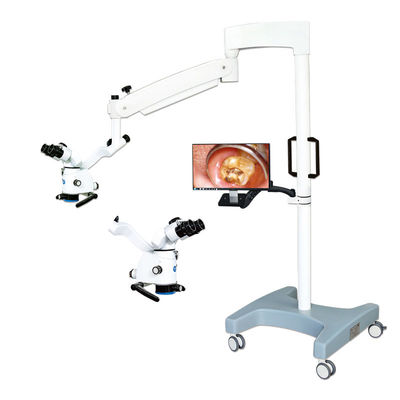 Microscópio cirúrgico odontológico para endodontia prático com lente objetiva