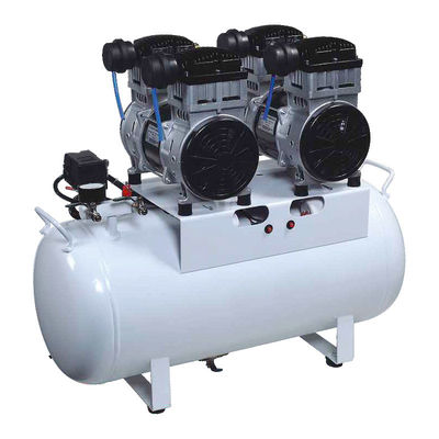 Compresseurs d'air réservoir d'air silencieux Compresseur d'air sans huile pour unité dentaire